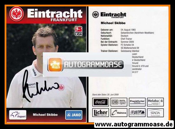 Autogramm Fussball | Eintracht Frankfurt | 2009 | Michael SKIBBE
