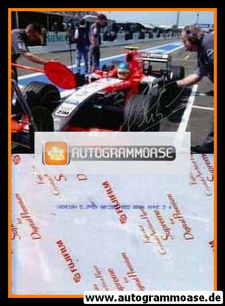 Autogramm Formel 1 | Adrian SUTIL | 2006 Foto (Boxenstopp GP Magny-Cours Midland)
