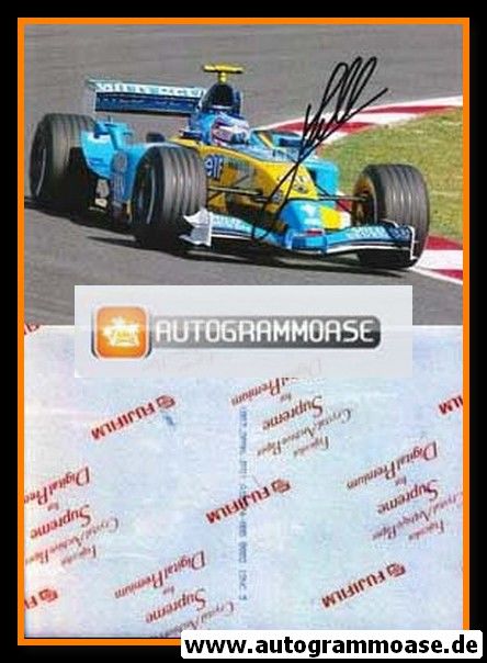 Autogramm Formel 1 | Jarno TRULLI | 2004 Foto (Rennszene GP Malaysia Renault)