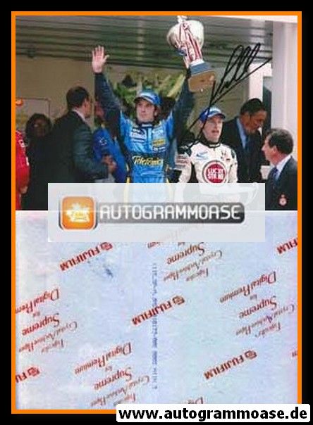 Autogramm Formel 1 | Jarno TRULLI | 2004 Foto (Siegerehrung GP Monaco Renault)