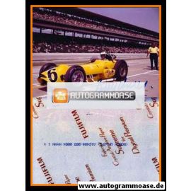 Autogramm Formel 1 | Bobby UNSER | 1960er Foto (Startszene Indy Car)
