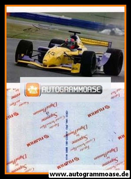 Autogramm Formel 1 | Eric VAN DE POELE | 1991 Foto (Rennszene Team Modena SpA)