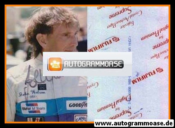 Autogramm Formel 1 | John WATSON | 1982 Foto (Portrait Vize-WM McLaren)