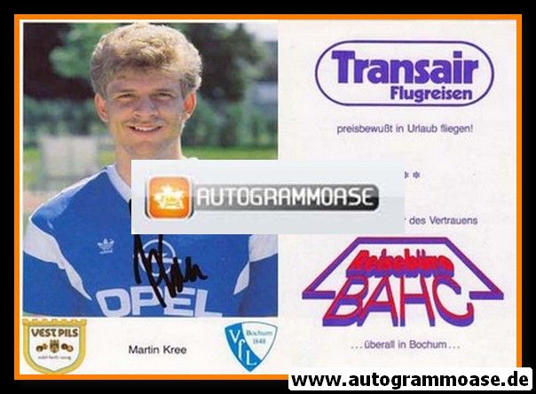 Autogramm Fussball | VfL Bochum | 1987 | Martin KREE