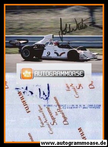 Autogramm Formel 1 | John WATSON | 1973 Foto (Rennszene Brabham)