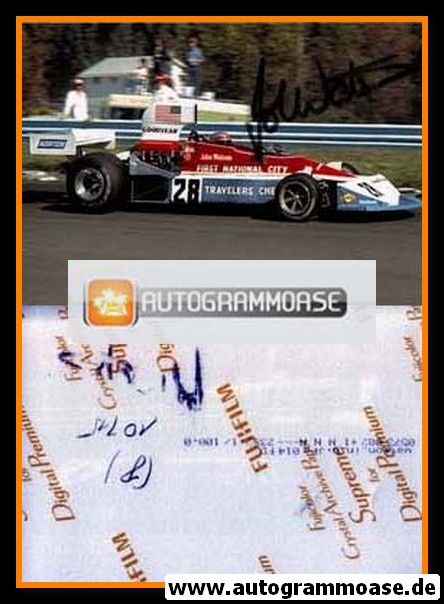 Autogramm Formel 1 | John WATSON | 1976 Foto (Rennszene Penske)