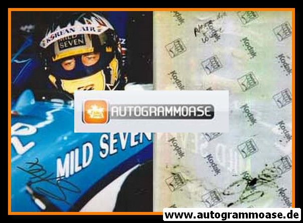 Autogramm Formel 1 | Alexander WURZ | 2000er Foto (Cockpit Benetton) 4