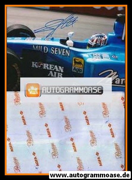 Autogramm Formel 1 | Alexander WURZ | 2000er Foto (Rennszene Benetton)