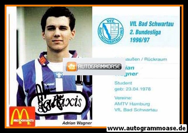 Autogramm Handball | VfL Bad Schwartau | 1996 | Adrian WAGNER