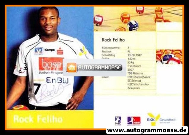 Autogramm Handball | HBW Balingen-Weilstetten | 2007 | Rock FELIHO