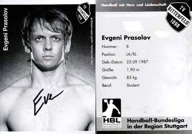 Autogramm Handball | TV Bittenfeld 1898 | 2007 | Evgeni PRASOLOV