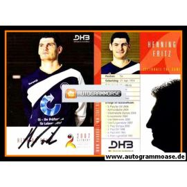 Autogramm Handball | DHB Deutschland | 2007 | Henning FRITZ
