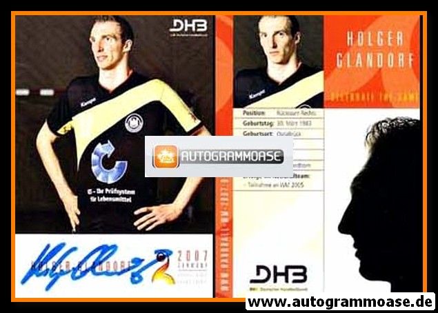 Autogramm Handball | DHB Deutschland | 2007 | Holger GLANDORF