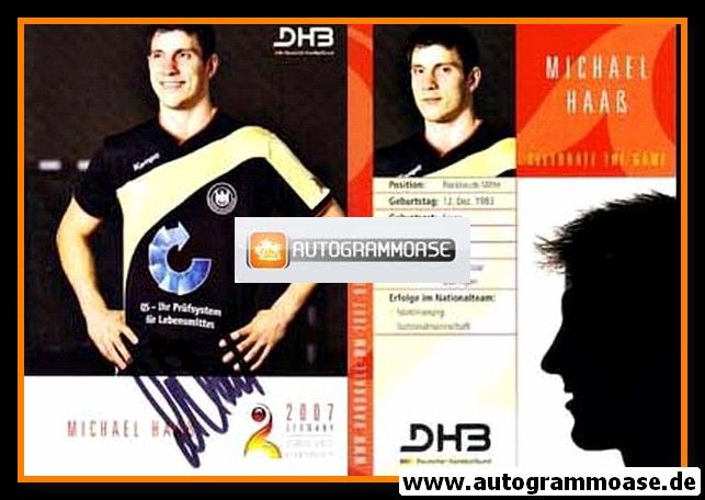 Autogramm Handball | DHB Deutschland | 2007 | Michael HAASS