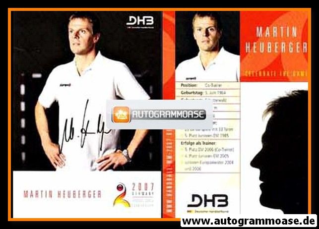 Autogramm Handball | DHB Deutschland | 2007 | Martin HEUBERGER