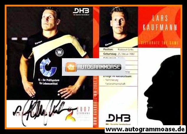 Autogramm Handball | DHB Deutschland | 2007 | Lars KAUFMANN