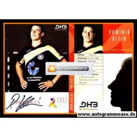 Autogramm Handball | DHB Deutschland | 2007 | Dominik KLEIN