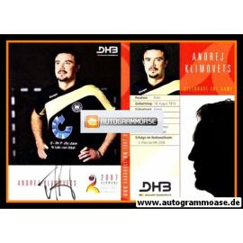 Autogramm Handball | DHB Deutschland | 2007 | Andrej KLIMOVETS
