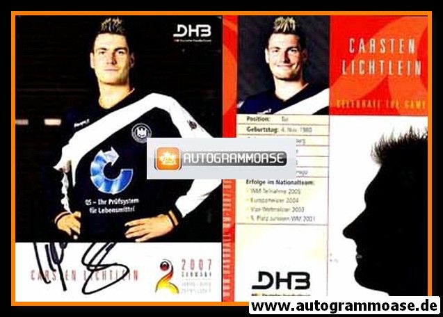 Autogramm Handball | DHB Deutschland | 2007 | Carsten LICHTLEIN