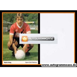 Autogramm Fussball | SC Freiburg | 1986 | Martin KRIEG