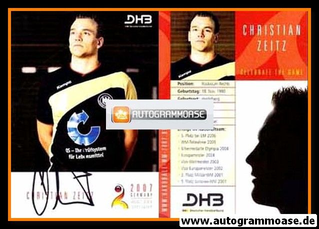 Autogramm Handball | DHB Deutschland | 2007 | Christian ZEITZ