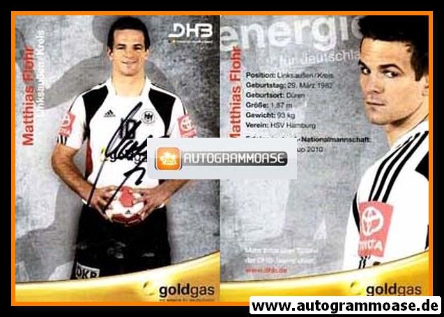 Autogramm Handball | DHB Deutschland | 2010 | Matthias FLOHR