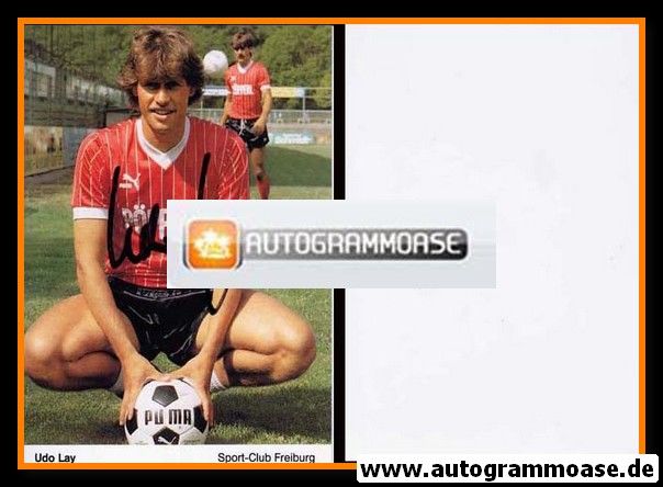 Autogramm Fussball | SC Freiburg | 1986 | Udo LAY