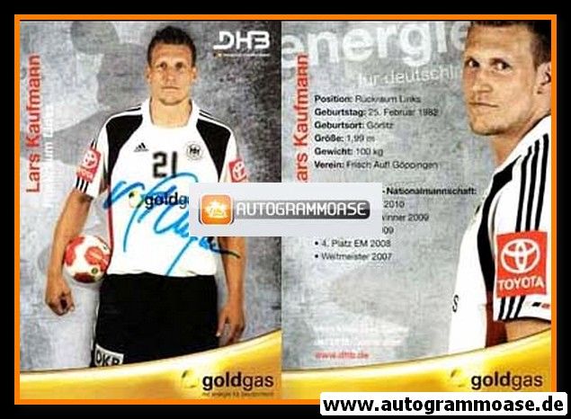 Autogramm Handball | DHB Deutschland | 2010 | Lars KAUFMANN
