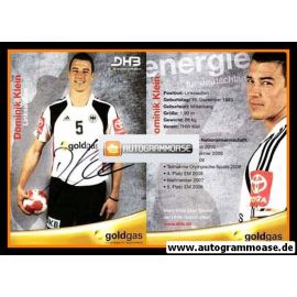 Autogramm Handball | DHB Deutschland | 2010 | Dominik KLEIN