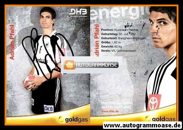 Autogramm Handball | DHB Deutschland | 2010 | Adrian PFAHL