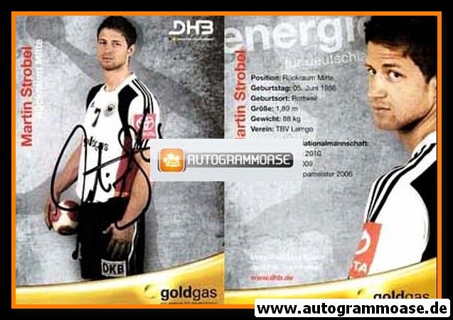 Autogramm Handball | DHB Deutschland | 2010 | Martin STROBEL