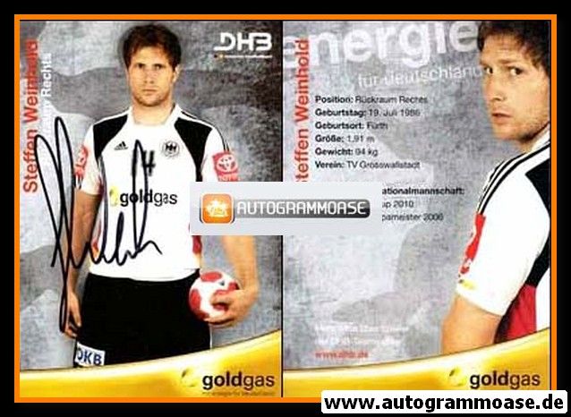 Autogramm Handball | DHB Deutschland | 2010 | Steffen WEINHOLD
