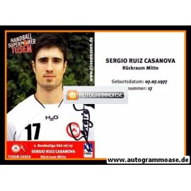 Autogramm Handball | TUSEM Essen | 2006 | Sergio Ruiz CASANOVA