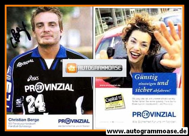 Autogramm Handball | SG Flensburg-Handewitt | 2000 | Christian BERGE