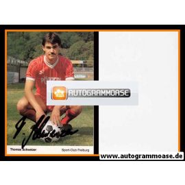Autogramm Fussball | SC Freiburg | 1986 | Thomas SCHWEIZER