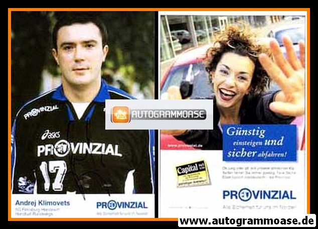 Autogramm Handball | SG Flensburg-Handewitt | 2000 | Andrej KLIMOVETS