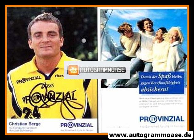 Autogramm Handball | SG Flensburg-Handewitt | 2001 | Christian BERGE