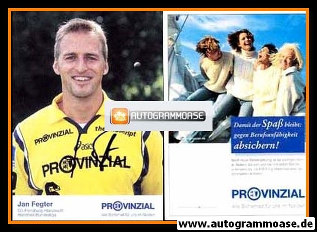 Autogramm Handball | SG Flensburg-Handewitt | 2001 | Jan FEGTER