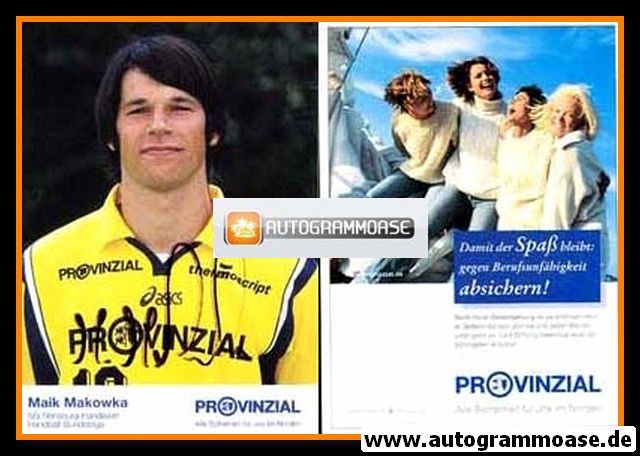 Autogramm Handball | SG Flensburg-Handewitt | 2001 | Maik MAKOWKA
