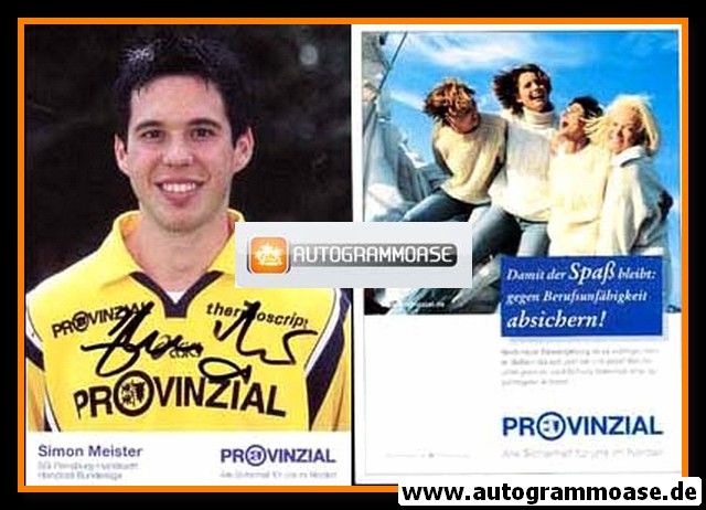 Autogramm Handball | SG Flensburg-Handewitt | 2001 | Simon MEISTER