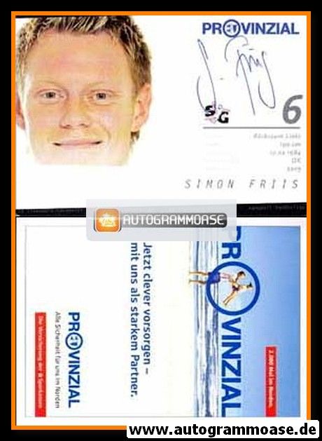 Autogramm Handball | SG Flensburg-Handewitt | 2006 | Simon FRIIS