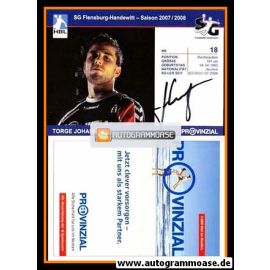 Autogramm Handball | SG Flensburg-Handewitt | 2007 | Torge JOHANNSEN