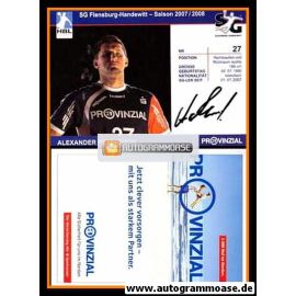 Autogramm Handball | SG Flensburg-Handewitt | 2007 | Alexander PETERSSON