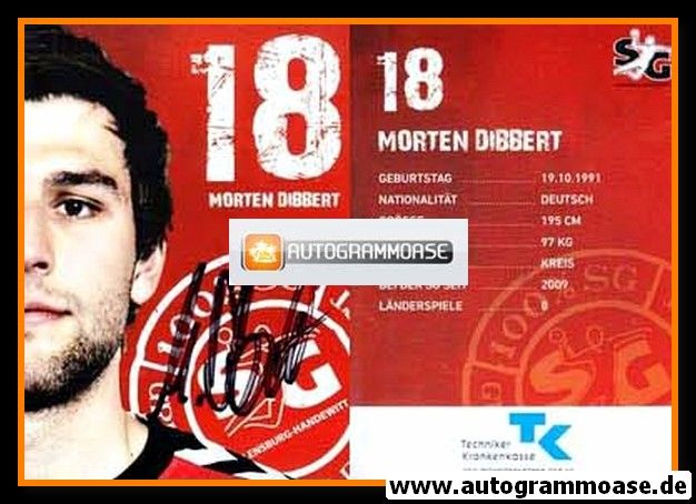 Autogramm Handball | SG Flensburg-Handewitt | 2012 | Morten DIBBERT
