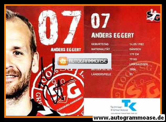 Autogramm Handball | SG Flensburg-Handewitt | 2012 | Anders EGGERT