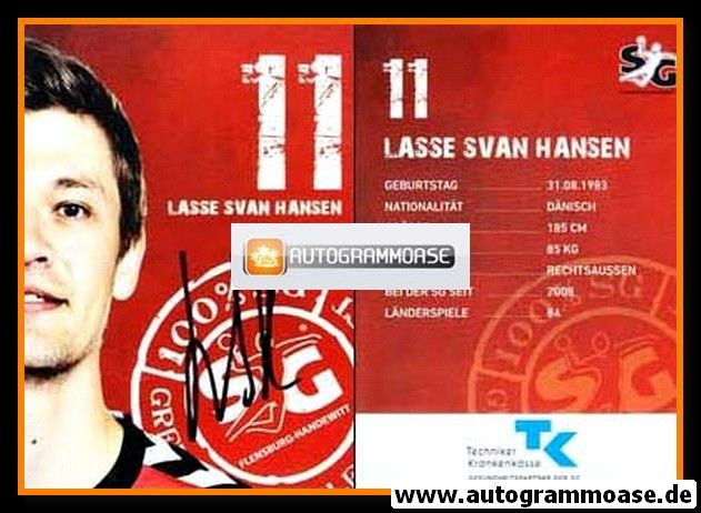 Autogramm Handball | SG Flensburg-Handewitt | 2012 | Lasse Svan HANSEN