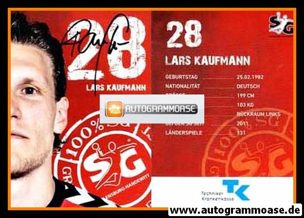 Autogramm Handball | SG Flensburg-Handewitt | 2012 | Lars KAUFMANN