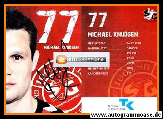 Autogramm Handball | SG Flensburg-Handewitt | 2012 | Michael KNUDSEN