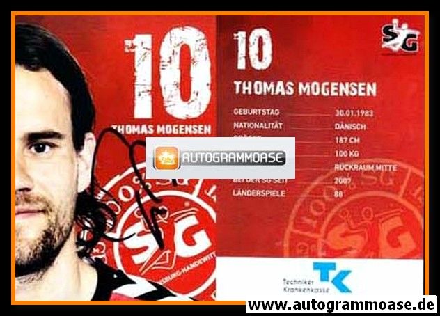 Autogramm Handball | SG Flensburg-Handewitt | 2012 | Thomas MOGENSEN
