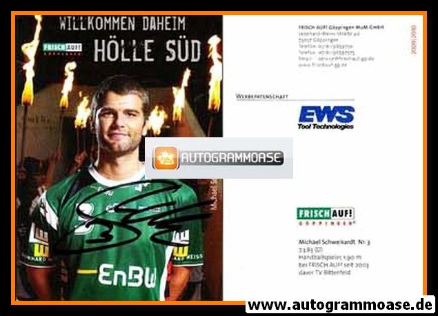 Autogramm Handball | Frisch Auf! Göppingen | 2009 | Michael SCHWEIKARDT